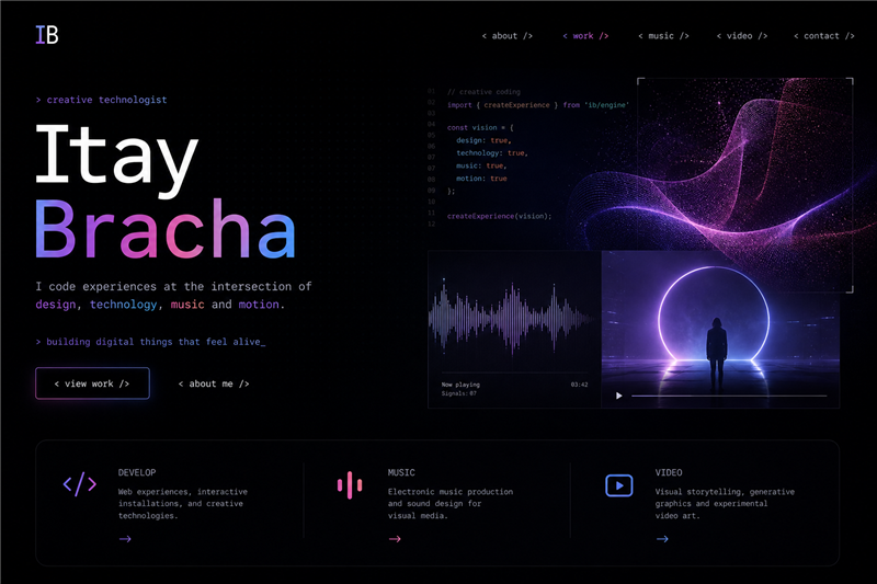 Itay Bracha Portfolio